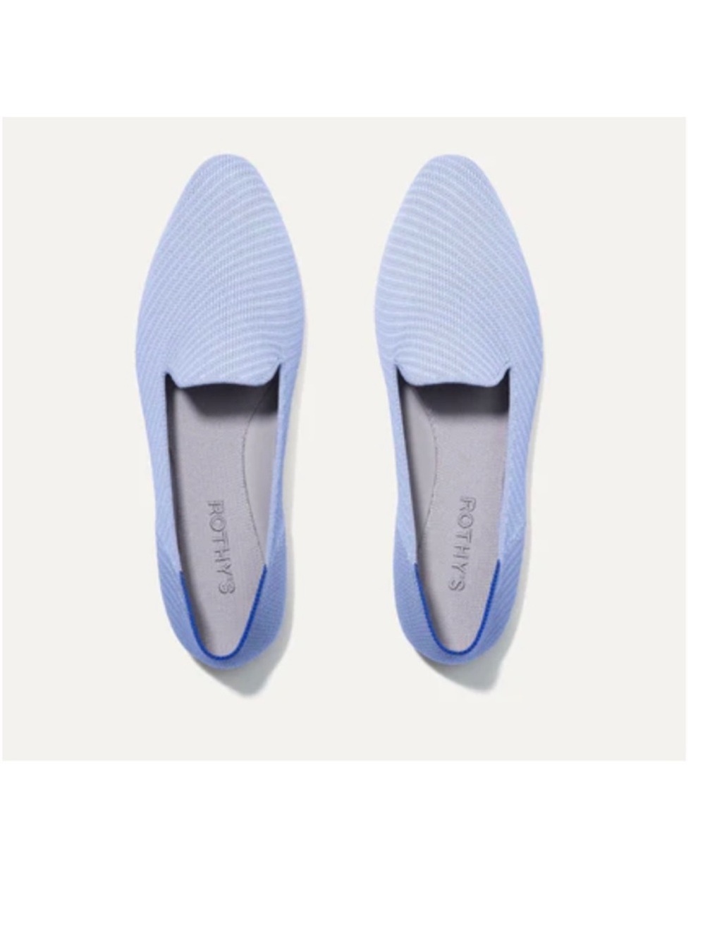 Rothy’s The Almond Loafer Blue Twill Retired Size 9.5